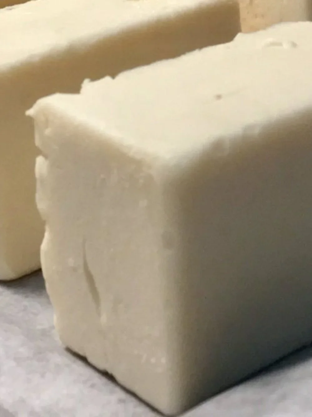 25 Fresh Buttermilk and Tallow Soap Bars, Cut
